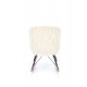 AUSTIN leisure armchair cream / black / natural DIOMMI V-CH-AUSTIN-FOT-KREMOWY