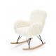 AUSTIN leisure armchair cream / black / natural DIOMMI V-CH-AUSTIN-FOT-KREMOWY