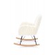 AUSTIN leisure armchair cream / black / natural DIOMMI V-CH-AUSTIN-FOT-KREMOWY