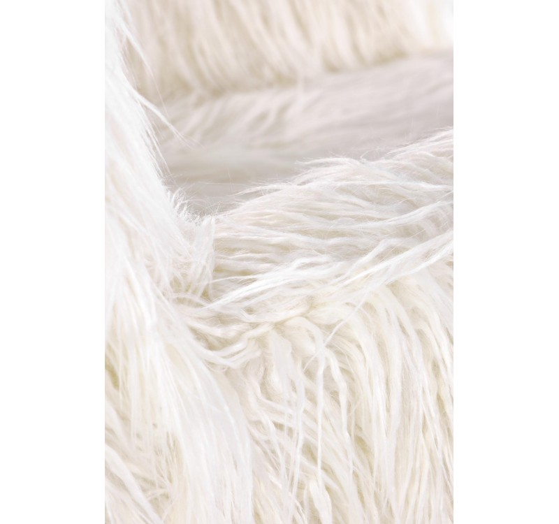 AUSTIN leisure armchair cream / black / natural DIOMMI V-CH-AUSTIN-FOT-KREMOWY
