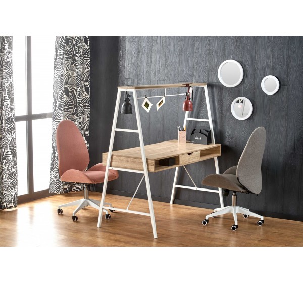 B48 desk sonoma oak / white DIOMMI V-CH-B/48