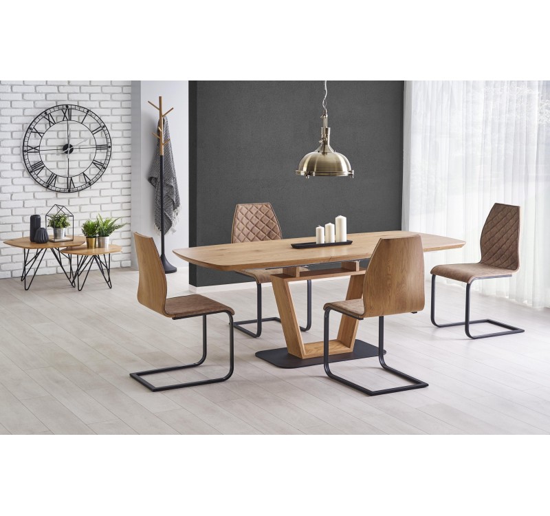 BLACKY extension table DIOMMI V-CH-BLACKY-ST
