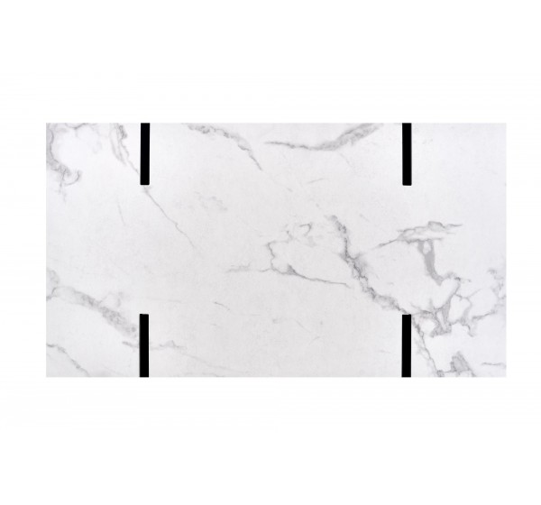 BLANCA c. table white marble / black DIOMMI V-CH-BLANCA-LAW