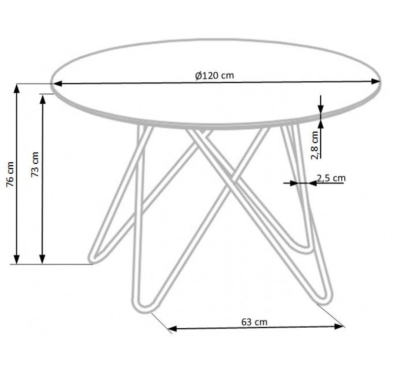 BONELLO table DIOMMI V-CH-BONELLO-ST