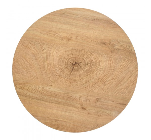 BROKLYN c. table natural oak / black DIOMMI V-CH-BROOKLYN-LAW