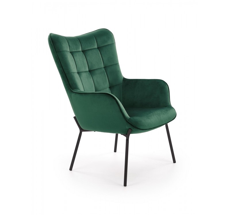 CASTEL l. chair dark green DIOMMI V-CH-CASTEL-FOT-C.ZIELONY