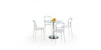 CYRYL table color: transparent DIOMMI V-CH-CYRYL-ST