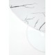 DENVER table, color: top - white marble, legs - white DIOMMI V-CH-DENVER-ST