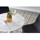 DENVER table, color: top - white marble, legs - white DIOMMI V-CH-DENVER-ST