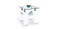 DIANA H KWADRAT coffee table color: white DIOMMI V-CH-DIANA_KWADRAT_H-LAW-LAK-BIAŁY