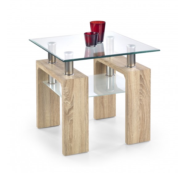 DIANA H KWADRAT coffee table color: sonoma oak DIOMMI V-CH-DIANA_KWADRAT_H-LAW-SONOMA