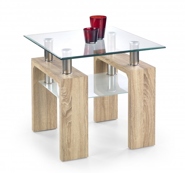 DIANA H KWADRAT coffee table color: sonoma oak DIOMMI V-CH-DIANA_KWADRAT_H-LAW-SONOMA