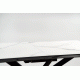 DIESEL extension table, color: top - white marble / dark grey, legs - black DIOMMI V-CH-DIESEL-ST