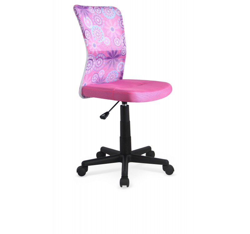 DINGO chair color: pink with decorations DIOMMI V-CH-DINGO-FOT-RÓŻOWY