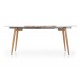 EDWARD extension table, color: honey oak, DIOMMI V-CH-EDWARD-ST-DĄB_MIODOWY