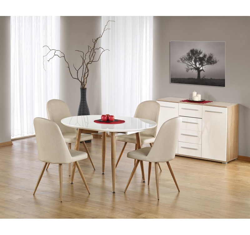 EDWARD extension table, color: honey oak, DIOMMI V-CH-EDWARD-ST-DĄB_MIODOWY