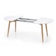 EDWARD extension table, color: honey oak, DIOMMI V-CH-EDWARD-ST-DĄB_MIODOWY