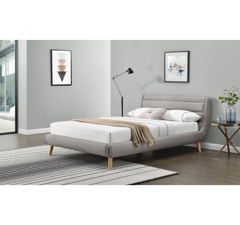 ELANDA 140 bed, color: light grey DIOMMI V-CH-ELANDA_140-LOZ-J.POPIEL