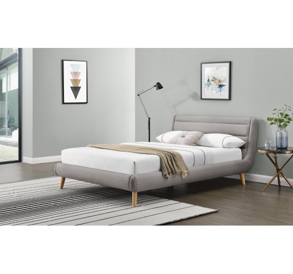 ELANDA 160 bed, color: light grey DIOMMI V-CH-ELANDA_160-LOZ-J.POPIEL
