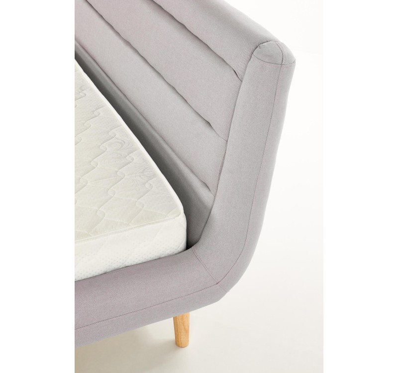 ELANDA 160 bed, color: light grey DIOMMI V-CH-ELANDA_160-LOZ-J.POPIEL