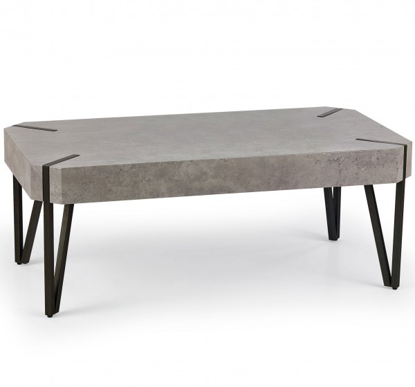 EMILY c.table, color: concrete / black DIOMMI V-CH-EMILY-LAW-BETON