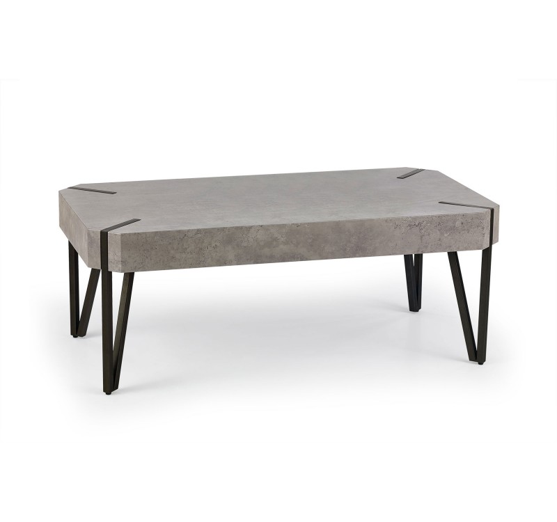 EMILY c.table, color: concrete / black DIOMMI V-CH-EMILY-LAW-BETON