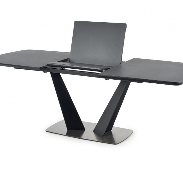 FANGOR extension table, color: top - dark grey, legs - black DIOMMI V-CH-FANGOR-ST