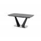 FANGOR extension table, color: top - dark grey, legs - black DIOMMI V-CH-FANGOR-ST