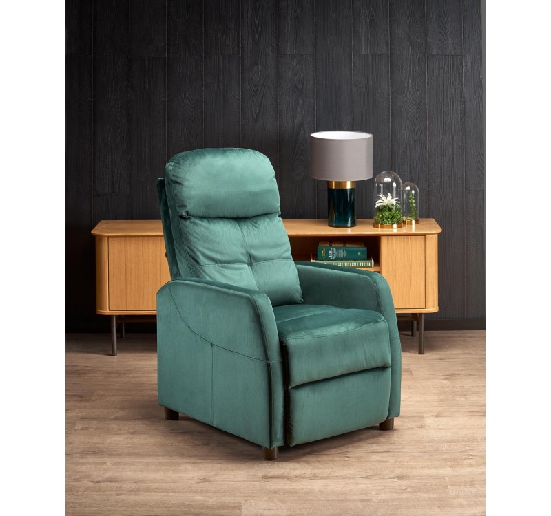 FELIPE 2 recliner color: dark green DIOMMI V-CH-FELIPE_2-FOT-C.ZIELONY