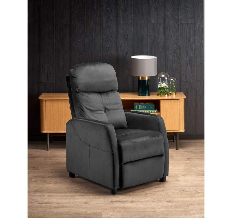 FELIPE 2 recliner color: black DIOMMI V-CH-FELIPE_2-FOT-CZARNY