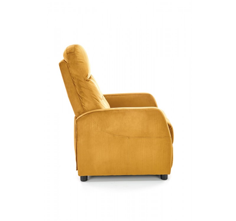 FELIPE 2 recliner color: mustard DIOMMI V-CH-FELIPE_2-FOT-MUSZTARDOWY