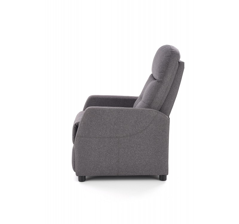FELIPE recliner, color: dark grey DIOMMI V-CH-FELIPE-FOT-C.POPIEL
