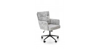FLORES swivel armchair, light grey DIOMMI V-CH-FLORES-FOT-J.POPIEL