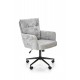 FLORES swivel armchair, light grey DIOMMI V-CH-FLORES-FOT-J.POPIEL