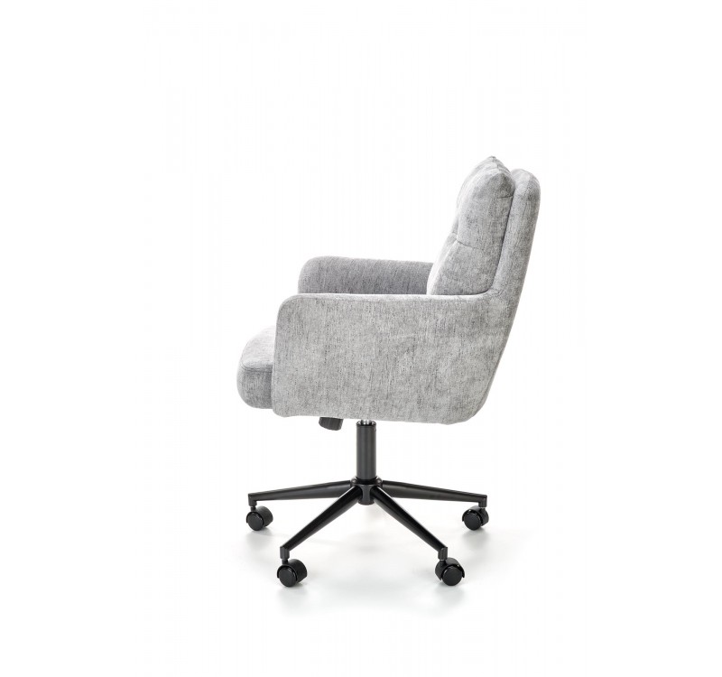 FLORES swivel armchair, light grey DIOMMI V-CH-FLORES-FOT-J.POPIEL