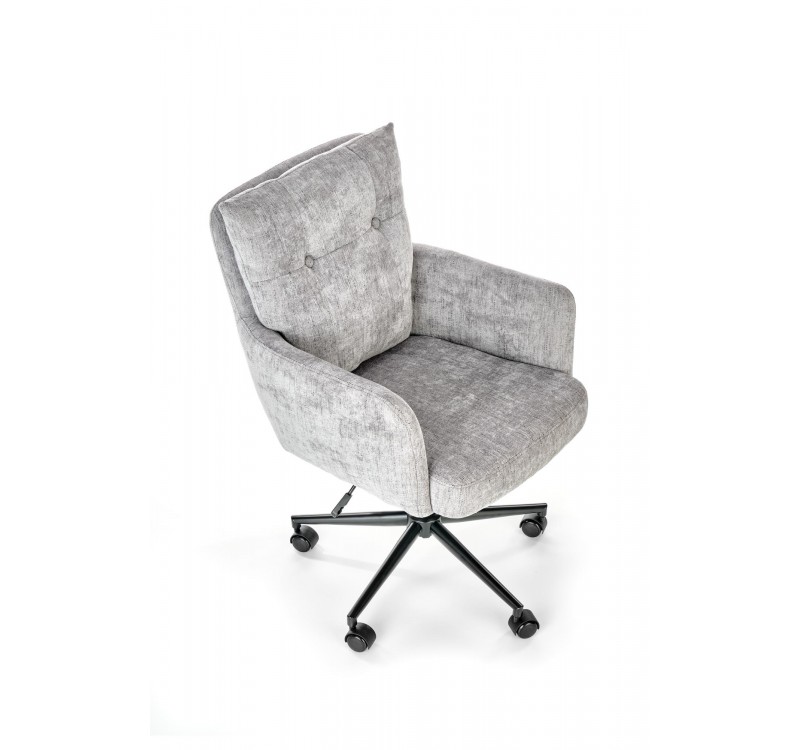 FLORES swivel armchair, light grey DIOMMI V-CH-FLORES-FOT-J.POPIEL