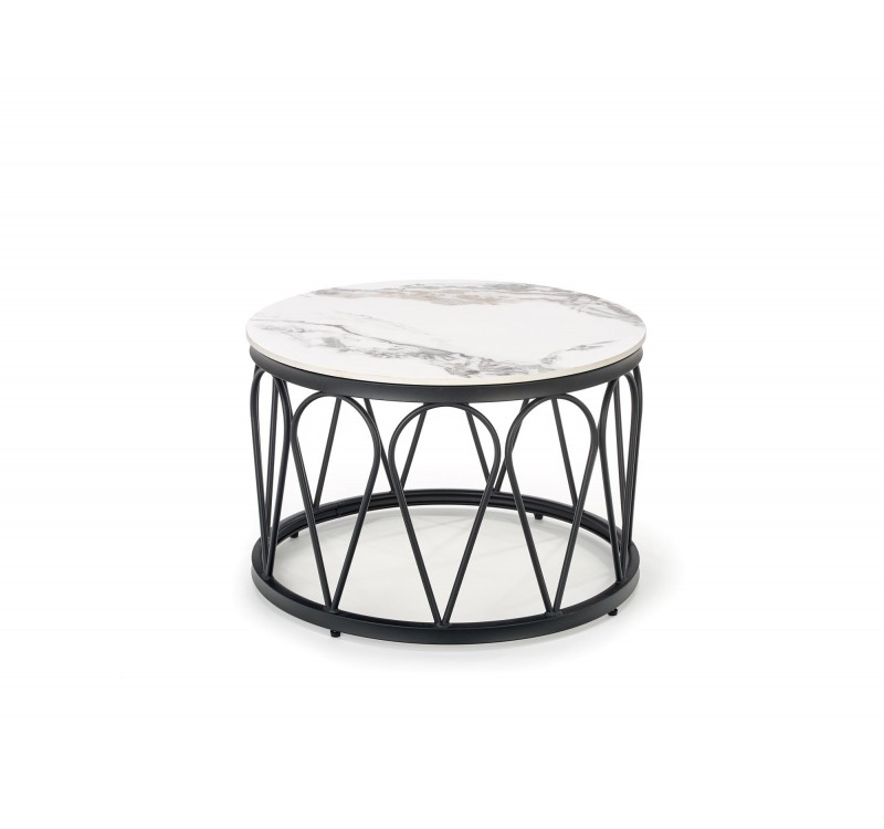FORMOSA set of 2 coffee tables, white marble DIOMMI V-CH-FORMOSA-LAW