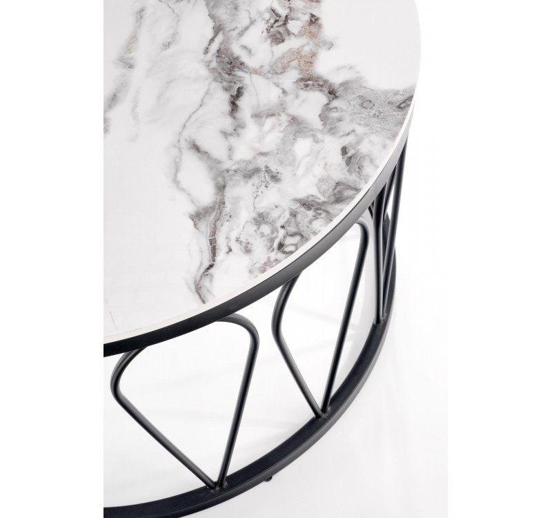 FORMOSA set of 2 coffee tables, white marble DIOMMI V-CH-FORMOSA-LAW