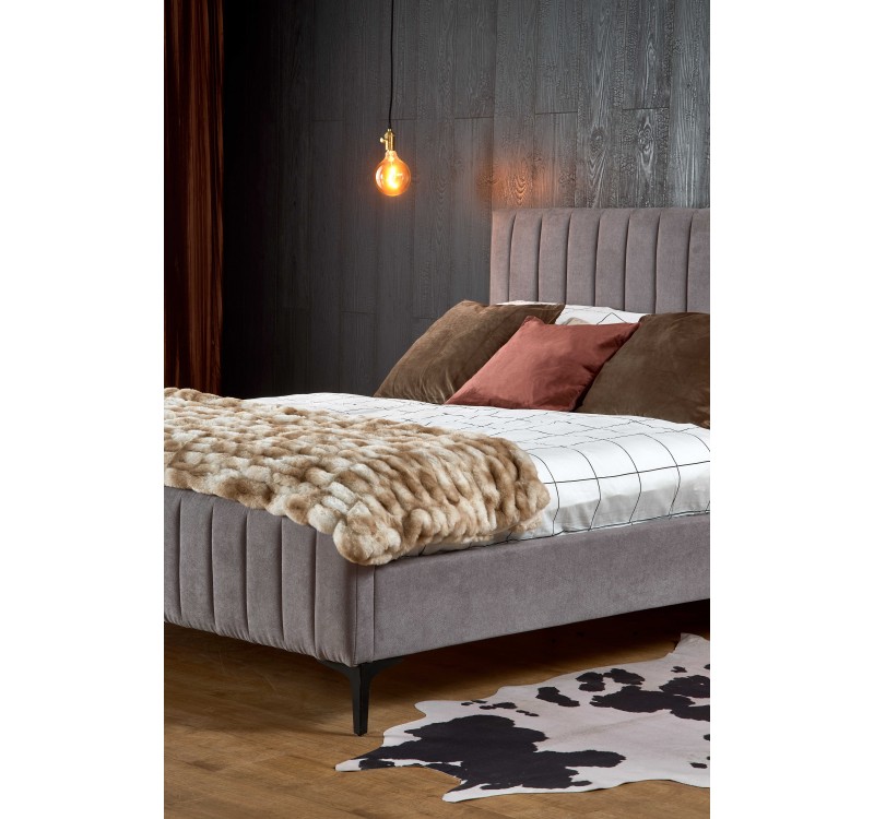 FRANCESCA 160, bed, light gray DIOMMI V-CH-FRANCESCA_160-LOZ