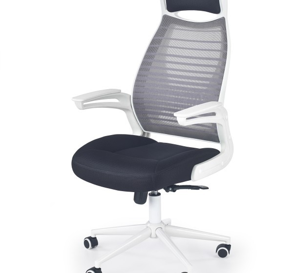 FRANKLIN office chair, color: black / white / grey DIOMMI V-CH-FRANKLIN-FOT