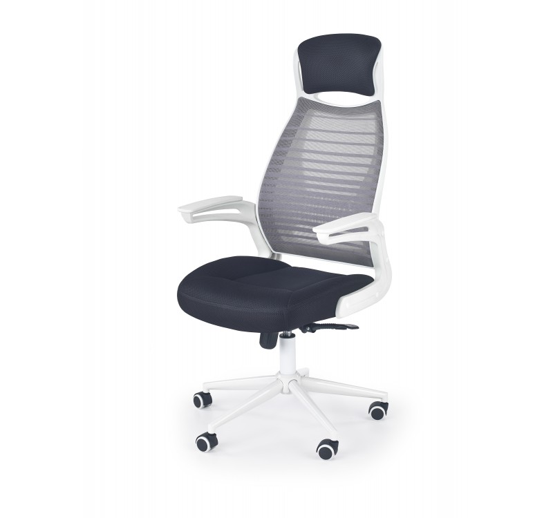 FRANKLIN office chair, color: black / white / grey DIOMMI V-CH-FRANKLIN-FOT