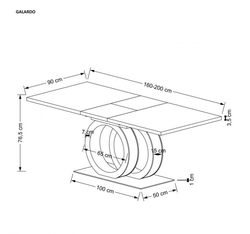 GALARDO table DIOMMI V-CH-GALARDO-ST