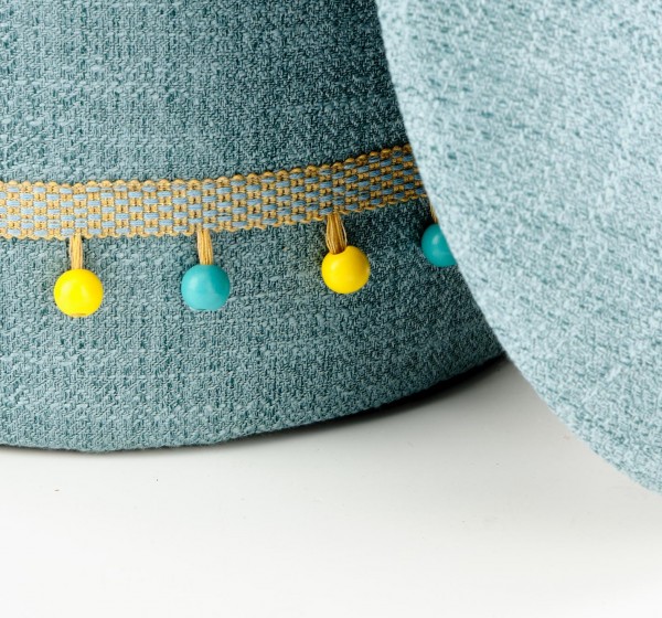 GRADO set of two color: light blue DIOMMI V-CH-GRADO-PUFA-J.NIEBIESKI