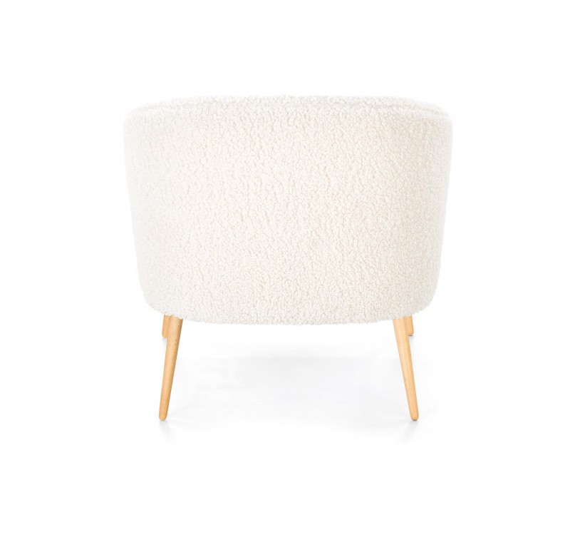 GRIFON 2 leisure armchair cream / natural DIOMMI V-CH-GRIFON_2-FOT-KREMOWY