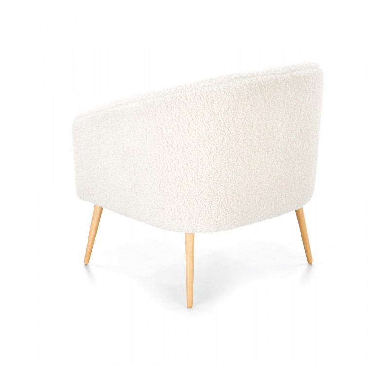 GRIFON 2 leisure armchair cream / natural DIOMMI V-CH-GRIFON_2-FOT-KREMOWY