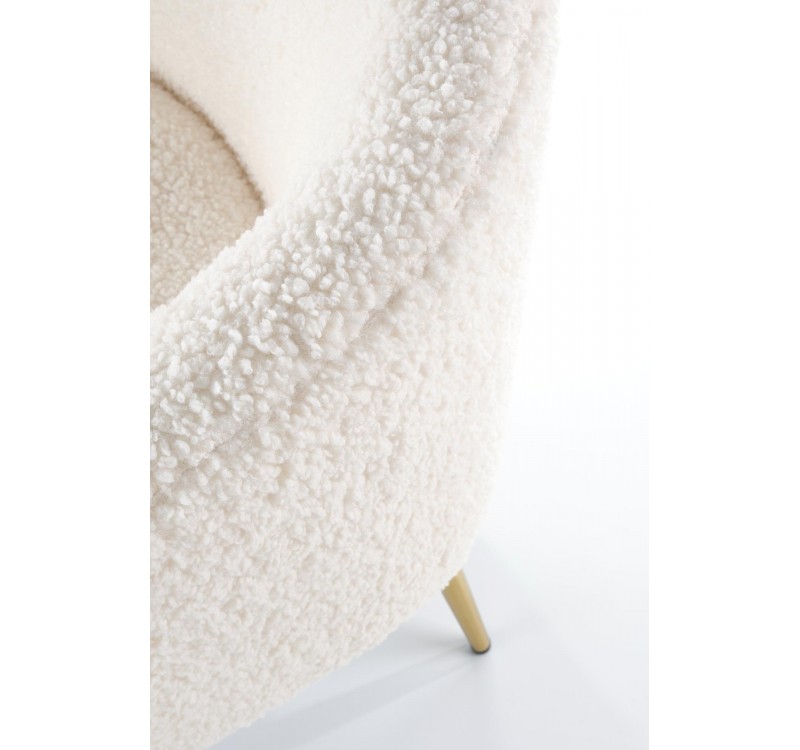 GRIFON 2 leisure armchair cream / natural DIOMMI V-CH-GRIFON_2-FOT-KREMOWY