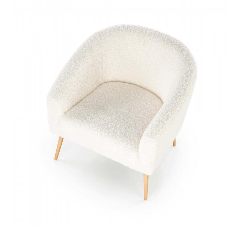 GRIFON 2 leisure armchair cream / natural DIOMMI V-CH-GRIFON_2-FOT-KREMOWY