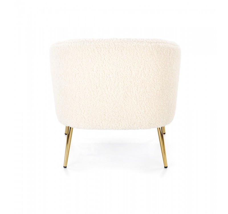 GRIFON leisure armchair cream / gold DIOMMI V-CH-GRIFON-FOT-KREMOWY