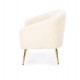 GRIFON leisure armchair cream / gold DIOMMI V-CH-GRIFON-FOT-KREMOWY