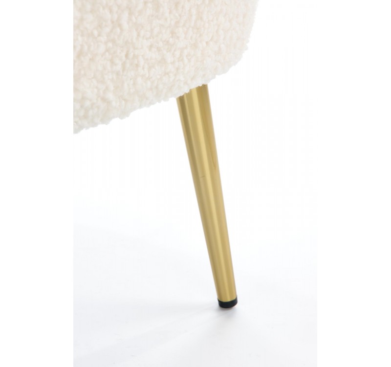 GRIFON leisure armchair cream / gold DIOMMI V-CH-GRIFON-FOT-KREMOWY